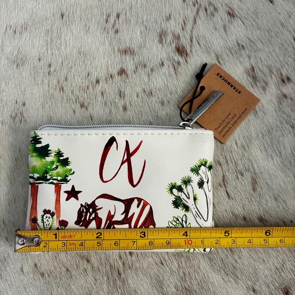 Starbucks California Bear Coin Purse Card Holder Keychain NWT - Picture 5 of 6